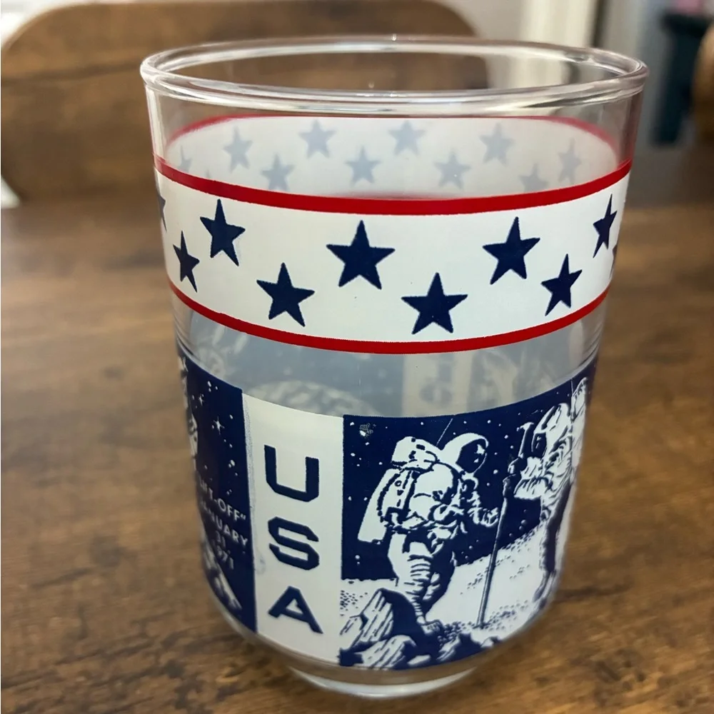 Vintage Apollo 14 Drinking Glass